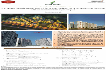 Avail an exclusive 5:95 payment plan at Nisarg Greens in Mumbai